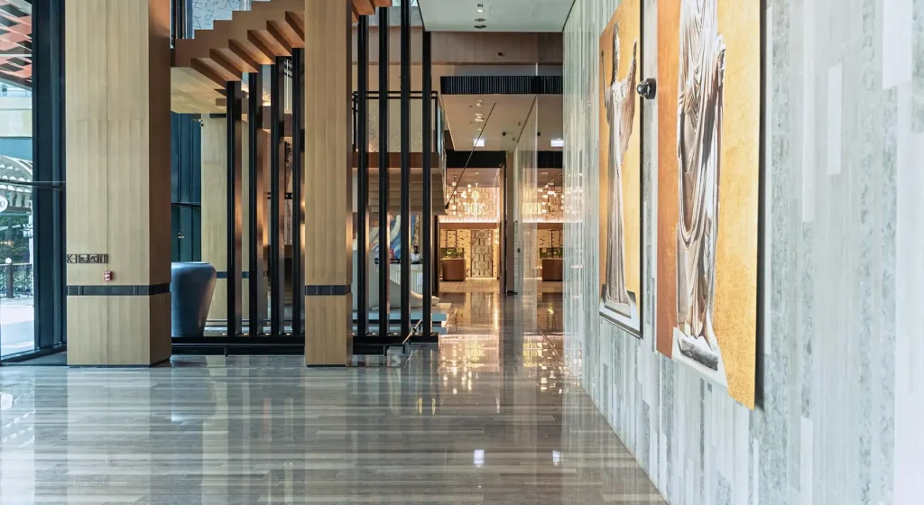 Hall d'entrée d'une société